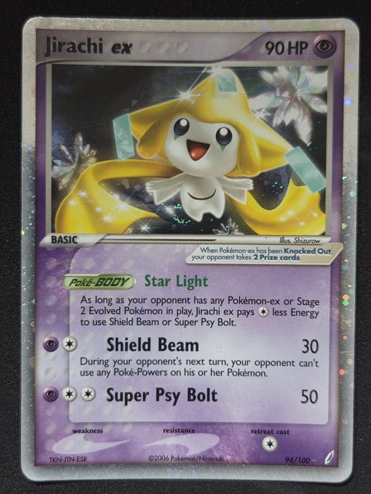 Jirachi EX 94/100 Ultra Rare - Crystal Guardians - LP/NM