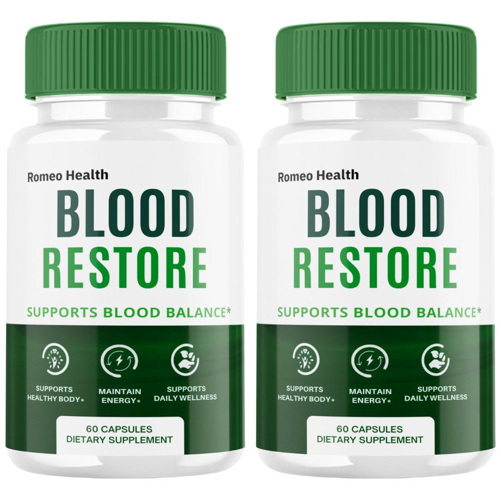 Blood Restore Capsules, Official Blood Restore Support Supplement (2 Bottle)
