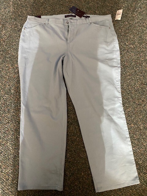 Gloria Vanderbilt Womens Light Blue Size 22W Straight Leg Jeans