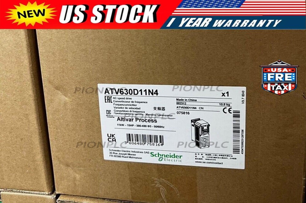 Brand New Schneider ATV630D11N4 Inverter ATV630D11N4 IN BOX Free Shipping
