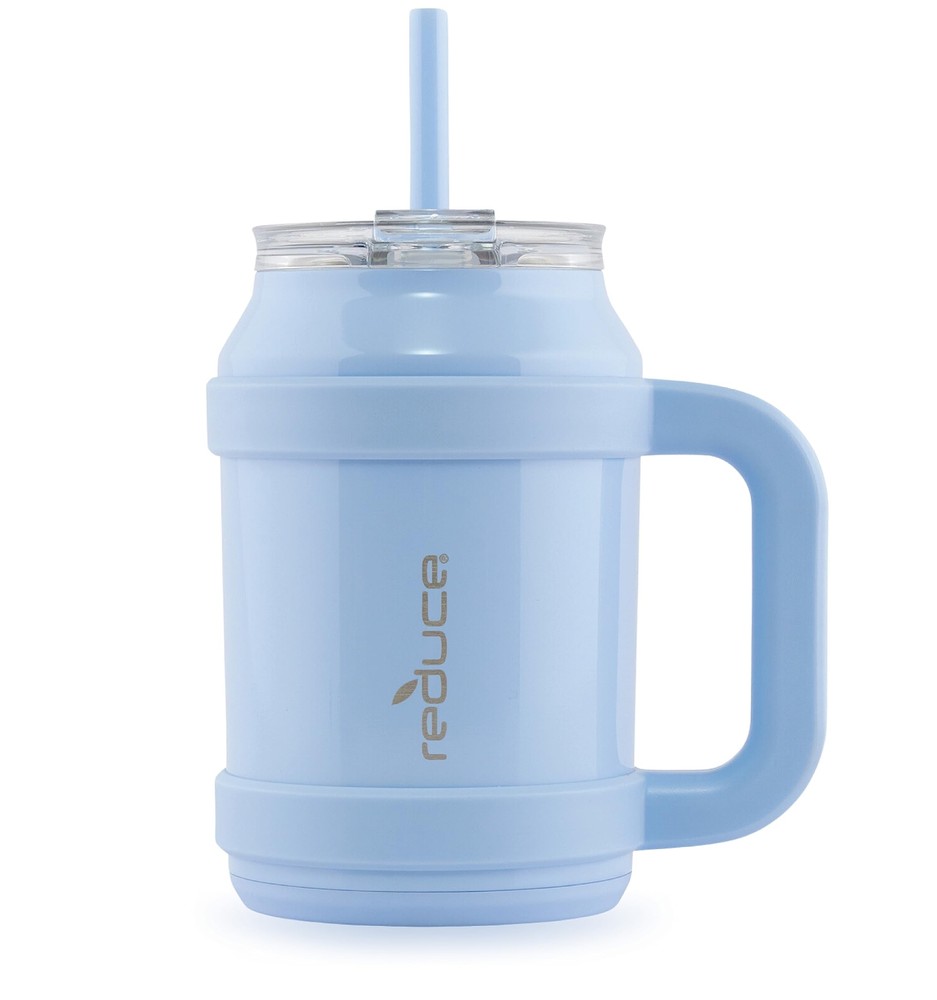 32oz Insulated Cold1 Tumbler with Ergonomic Handle – Double-Wall Stainless Steel – Reusable