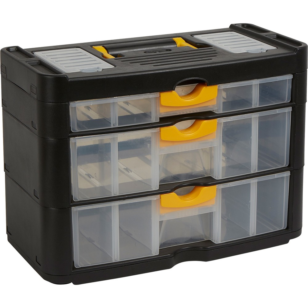 X-Space 4-Drawer Organizer Box 15.7x7.7x11.2 Inches Portable Storage