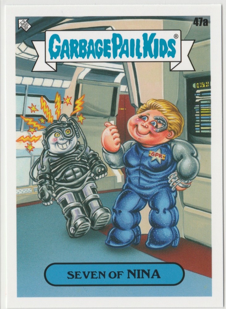 Nina #47a Garbage Pail Kids GPK 2023 Intergoolactic Mayhem Card