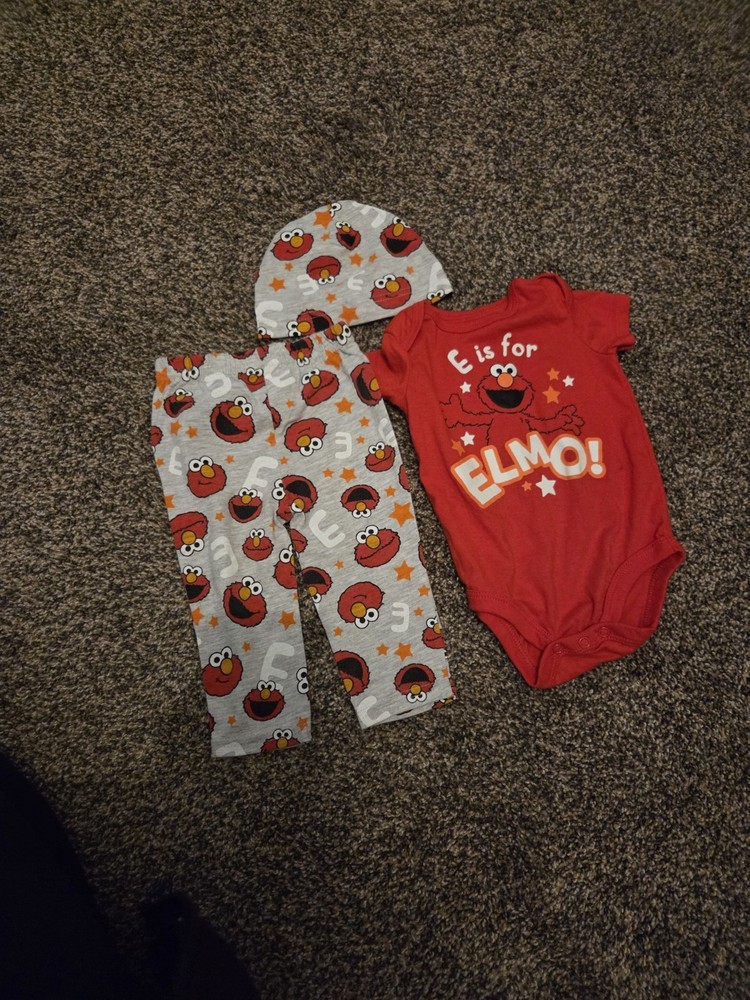 Elmo Baby Boy 3/6 Months Sesame Street