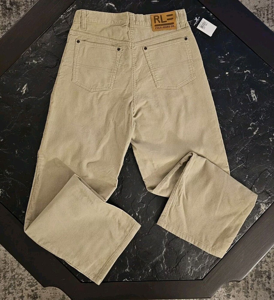 Polo Jeans Co Ralph Lauren Y2K Corduroy Pants Sz 14 Youth 28 Baggy Jeans Vintage