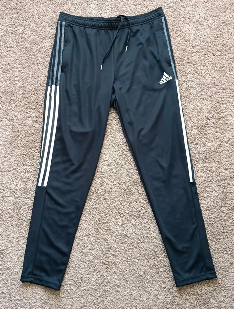 Adidas Prime Track Pants Men’s Large Black Active Pocketed Joggers