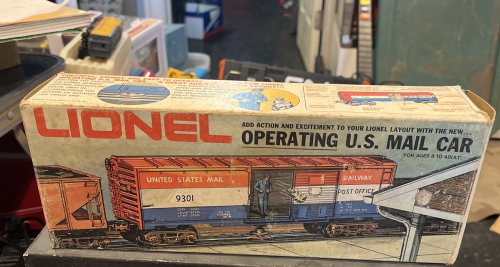 Lionel  O Scale 6-9301 U.S. Operating Mail Car  NOS.  ( G S )