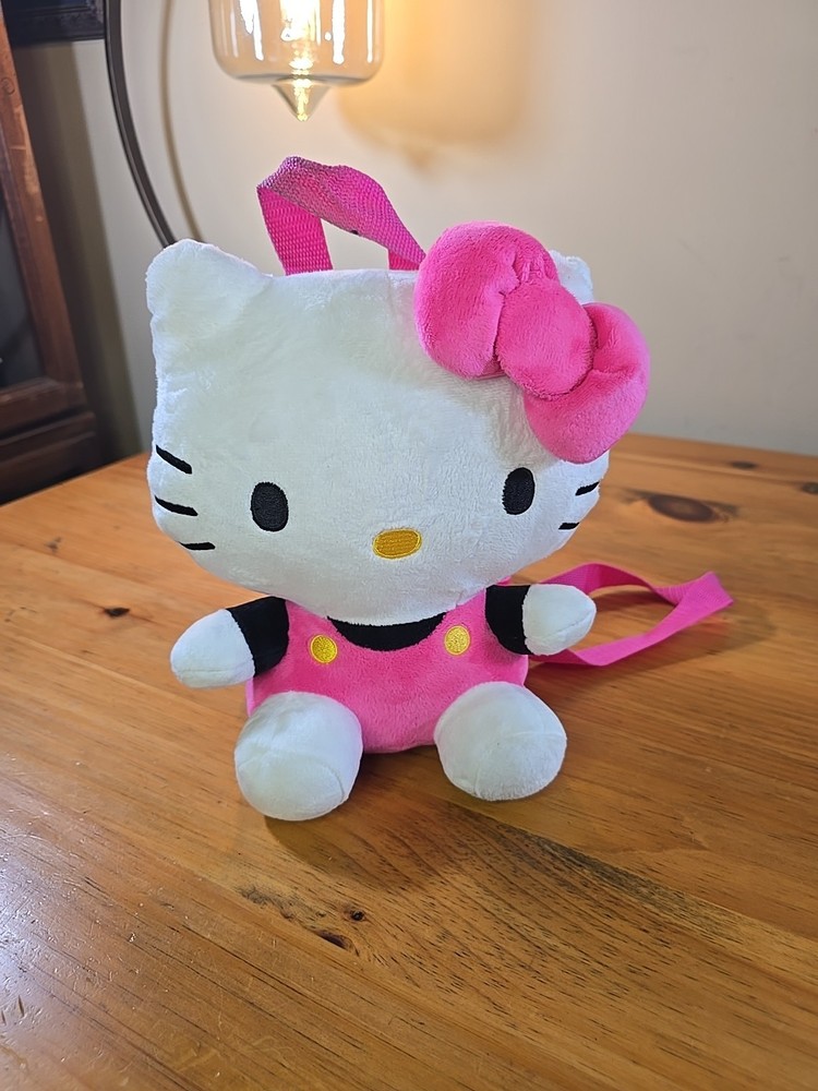 Hello Kitty Plush Backpack Cute Soft Stuffed Animal Bag for Kids D2