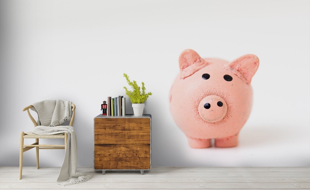 3D Pink Pig Toy Wall Murals Wallpaper Murals Wall Sticker