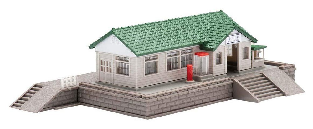 TOMYTEC TOMIX N Scale Wooden Station Set Green 4202 Railway Model Kit