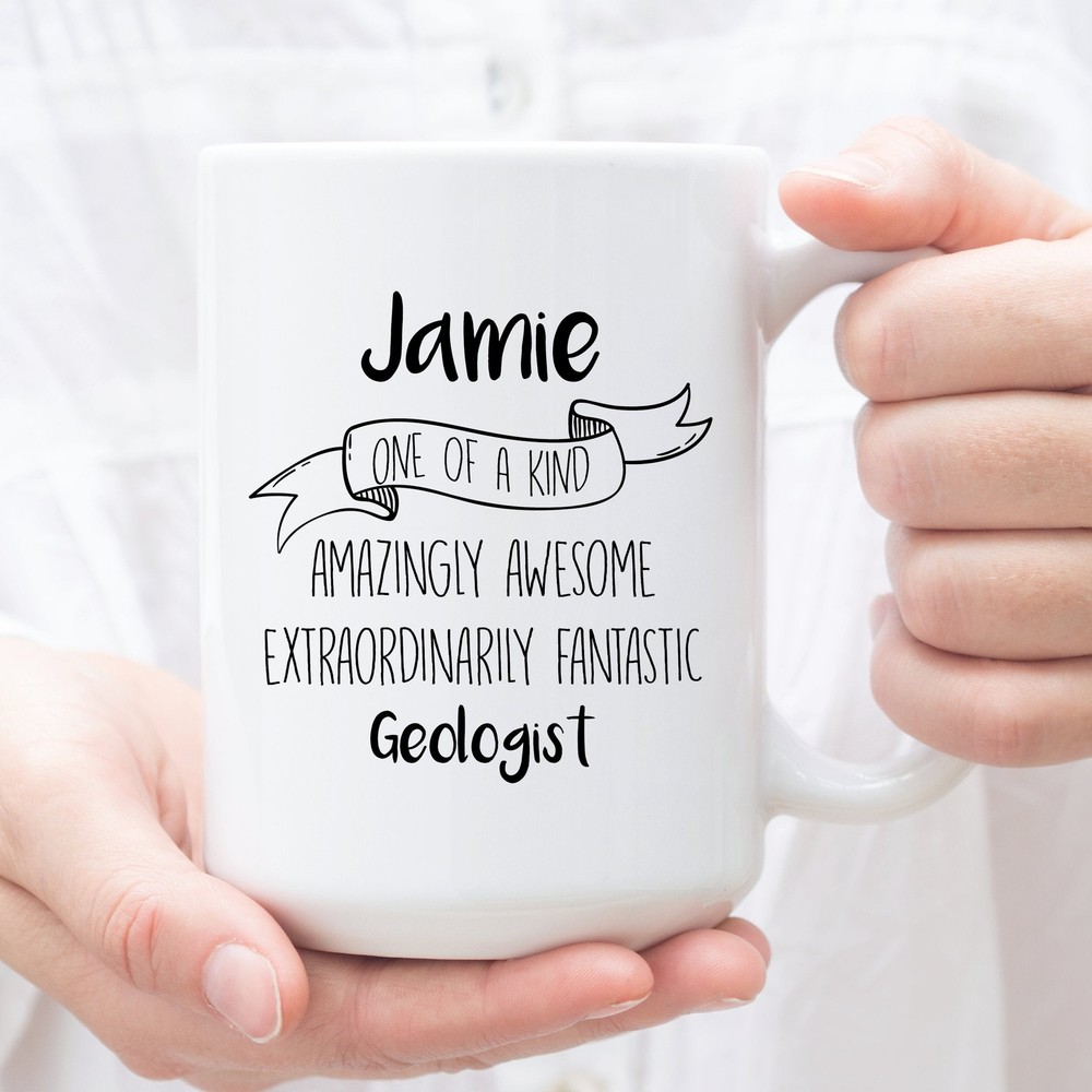 Personalized Coffee Mug For Geologist Custom Gifts For Geologist Perfect