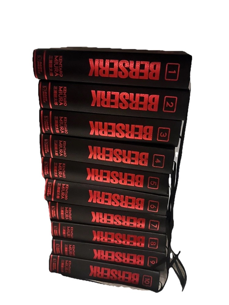 Berserk Deluxe Edition Vol 1-10 English Manga Lot