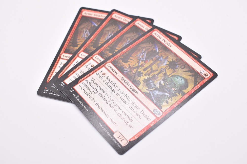 MTG Jumpstart 2022 Arms Dealer MTGX4 Card #493