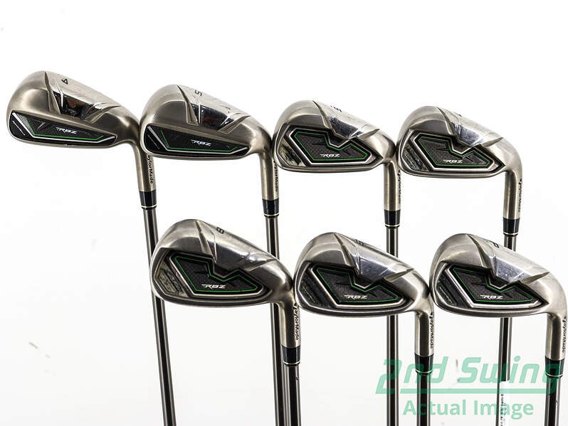 TaylorMade RocketBallz 4-PW Iron Set Graphite Regular Right +1/2 Inch