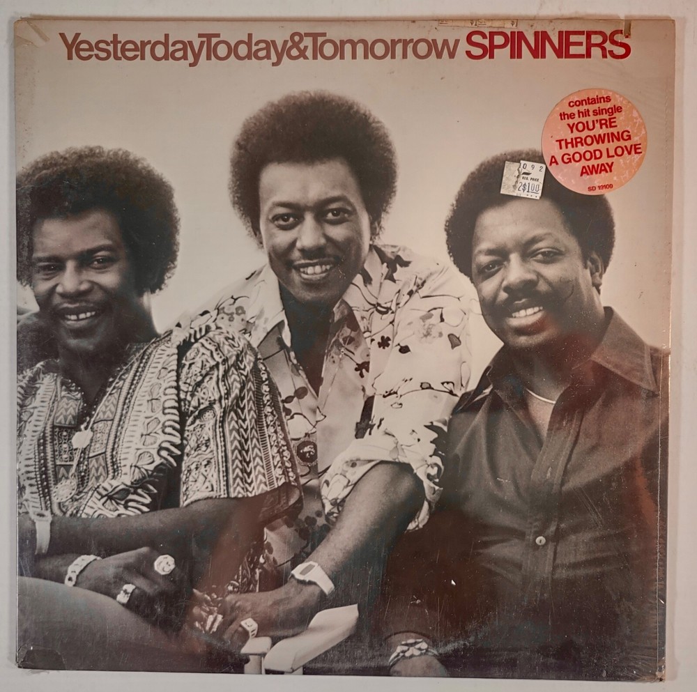 Spinners Yesterday, Today & Tomorrow LP SEALED Hype sticker