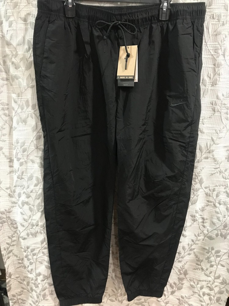 Nike Tech Men's Size XL Black Repel UPF 40+ Woven Taper Leg Pants $100 NWT