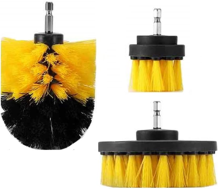 Drill Brush Attachment Set with Power Scrubber Brush for Deep Cleaning on All Surfaces in the Home or Car