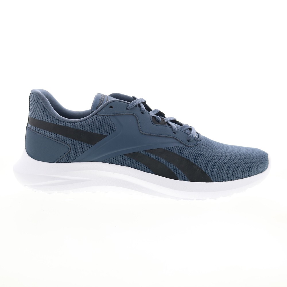 Reebok Energen Lux Mens Blue Canvas Lace Up Lifestyle Sneakers Shoes
