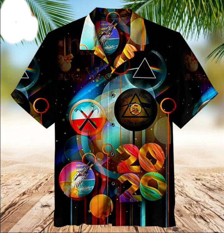 New Pink Floyd Hawaiian 3D Summer Beach Shirt for Men and Women