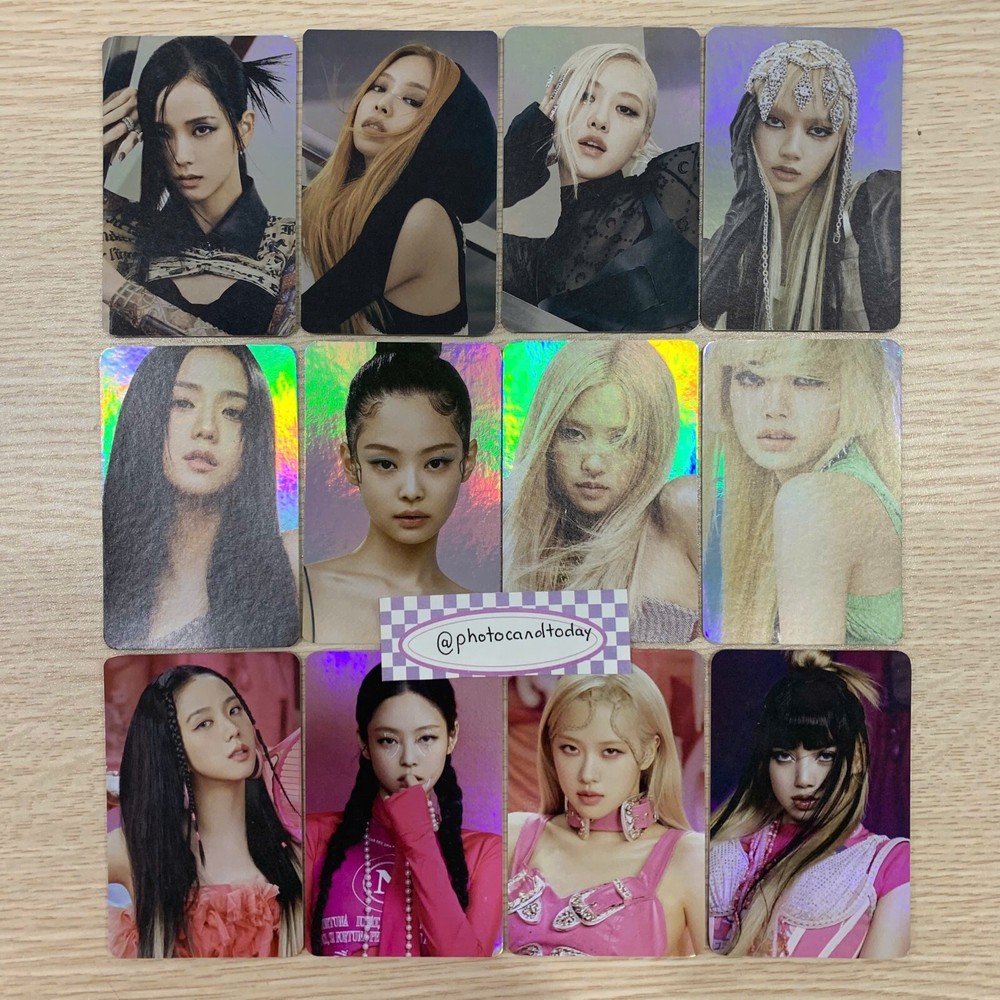 BLACKPINK [BORN PINK] WORLD TOUR LYRICS CARD OFFICIAL PHOTOCARD MERCH BLINK IDOL
