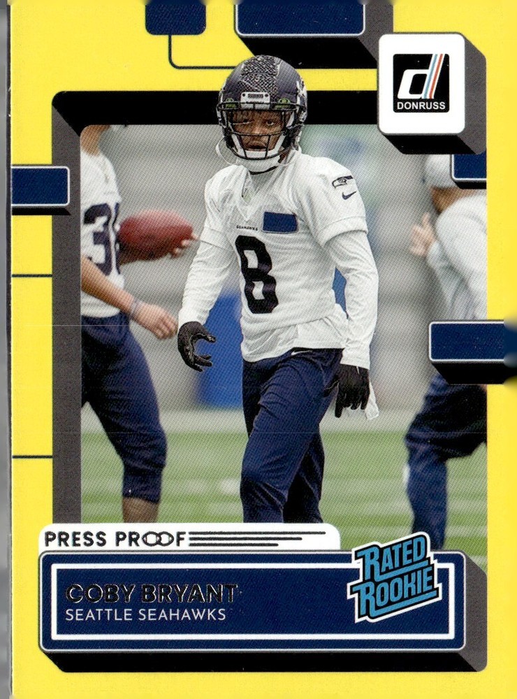 2022 Donruss Press Proof Rated Rookies Coby Bryant Rookie Seattle Seahawks #394