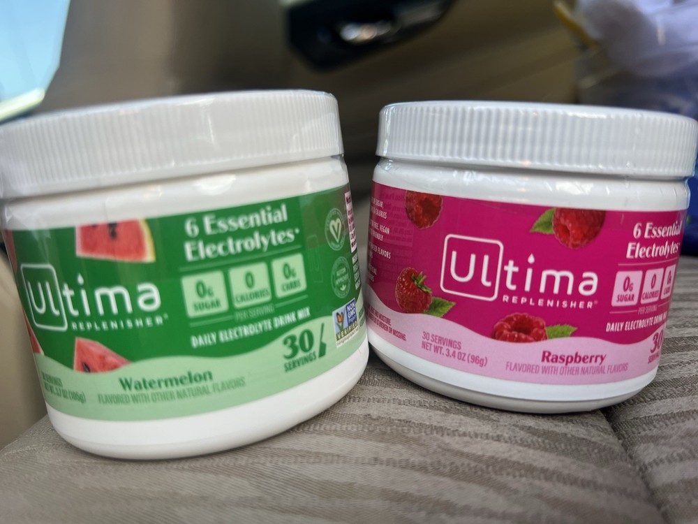 Ultima Replenisher Electrolyte Powder Watermelon Raspberry 2 Pack Sealed