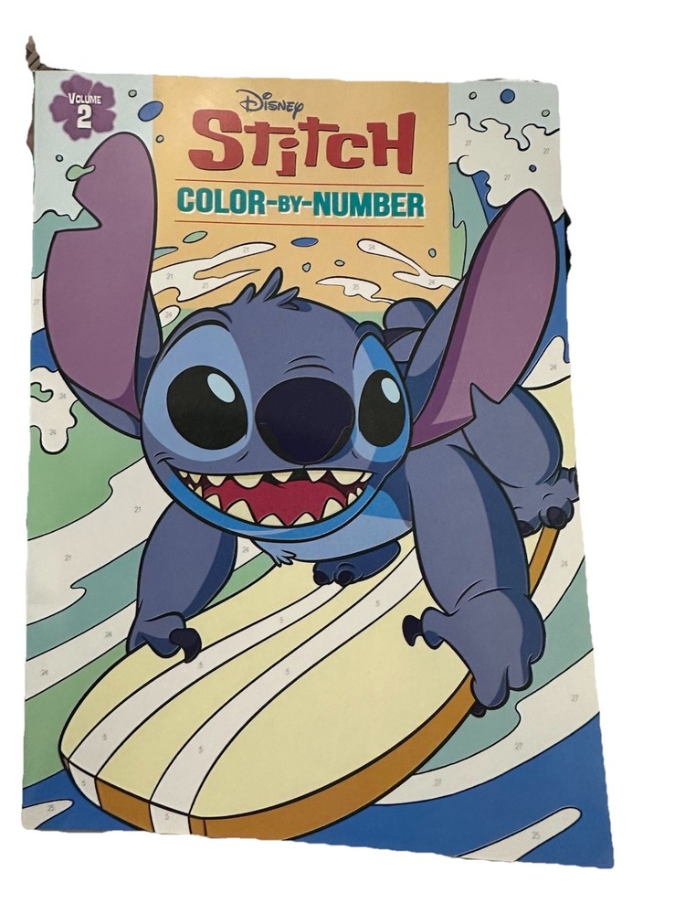 Disney Stitch Color-By-Number Flexibound – Coloring Book, March 18, 2025