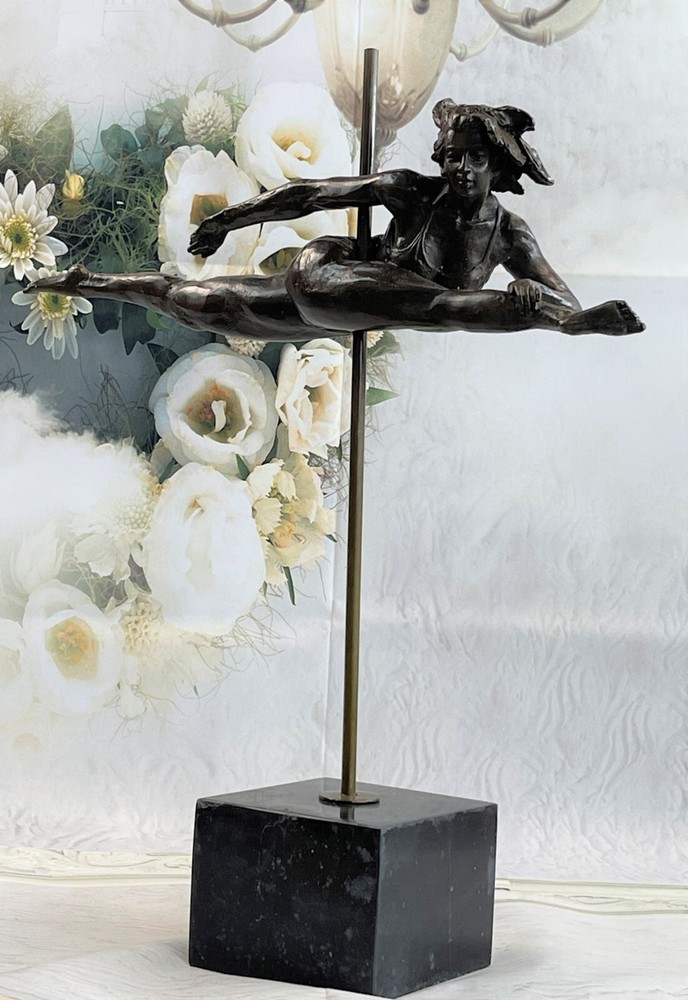 CLEARANCE SALE Olympic Memorabilia by Vitaleh Bronze Sculpture Hot Cast Figure-image