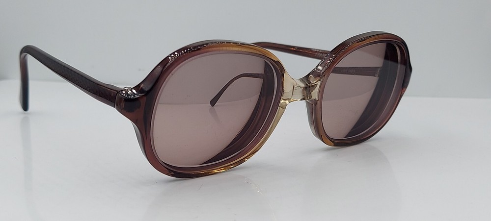 Vintage Judy Brown Oval Horn-Rimmed Sunglasses Frames Only Canada