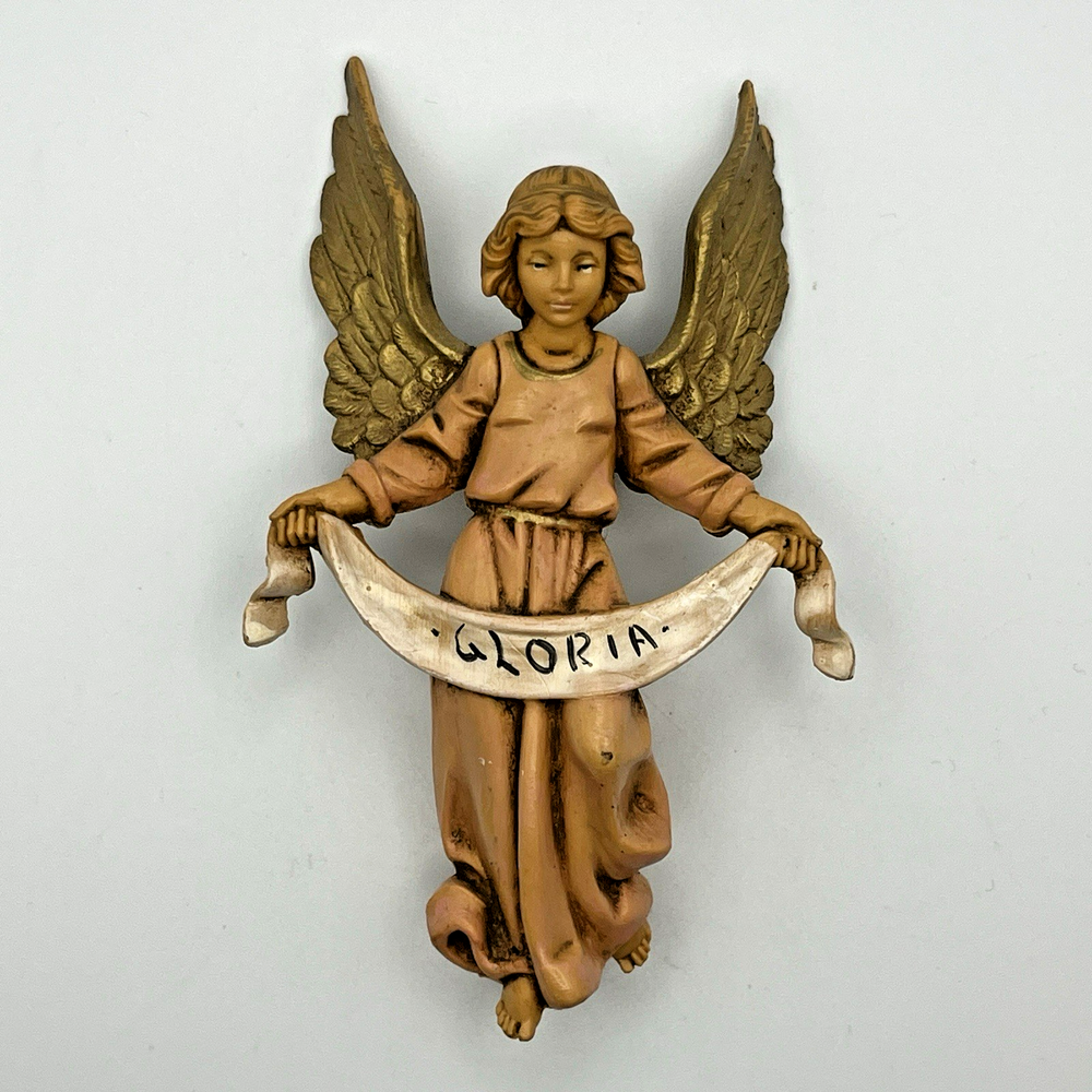 Vintage 1983 Fontanini Nativity Gloria Angel Figurine Italy Religious Wall Decor