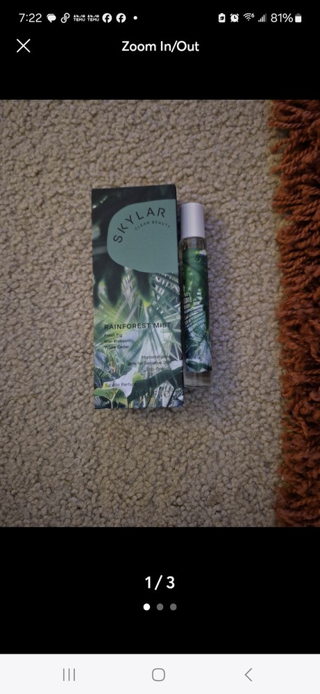 SKYLAR Rainforest Mist Eau de Parfum 10ml Travel Spray