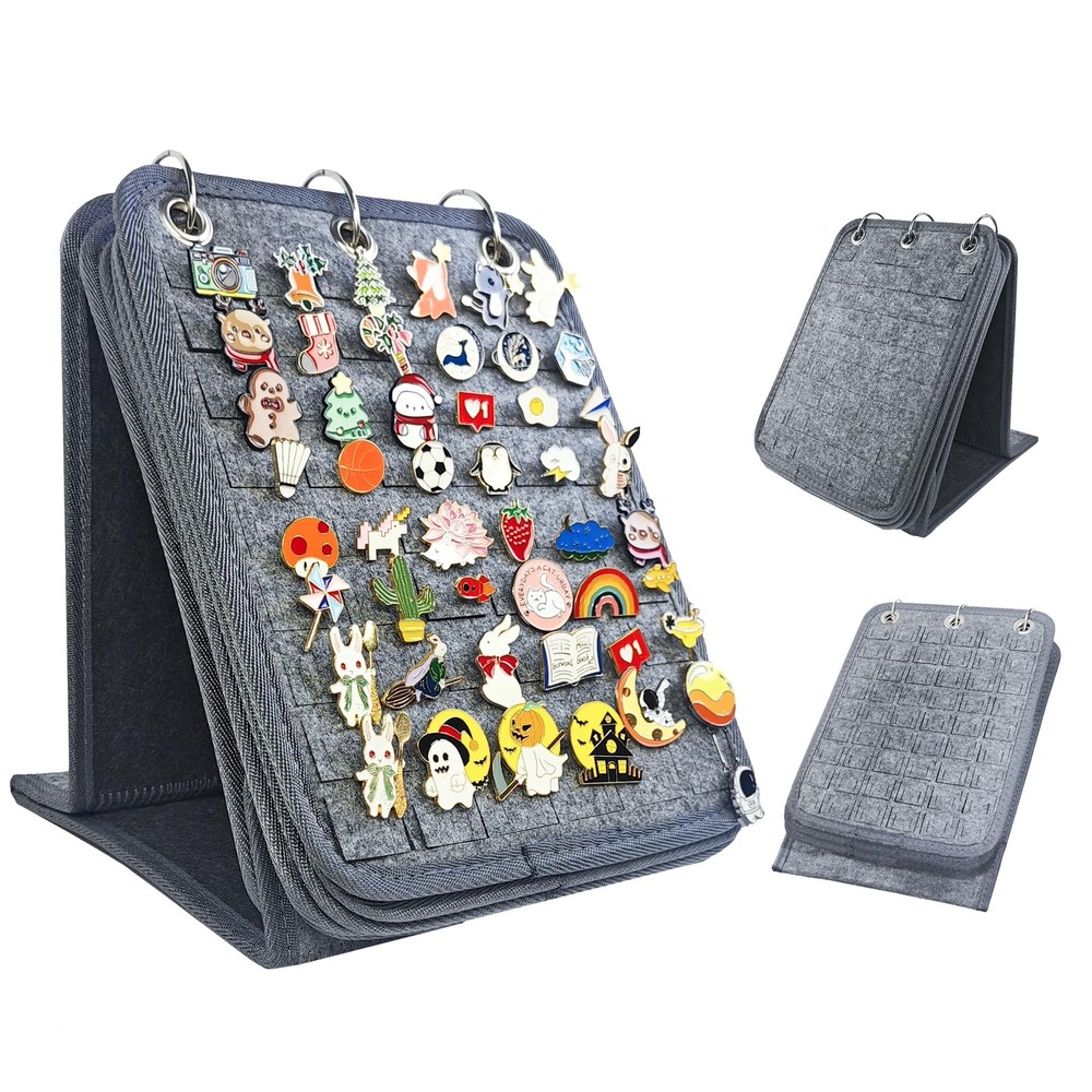Mi Ya Mi Lai Enamel Pin Display Pages for 240+ Pins, Pin Collection Storage C...