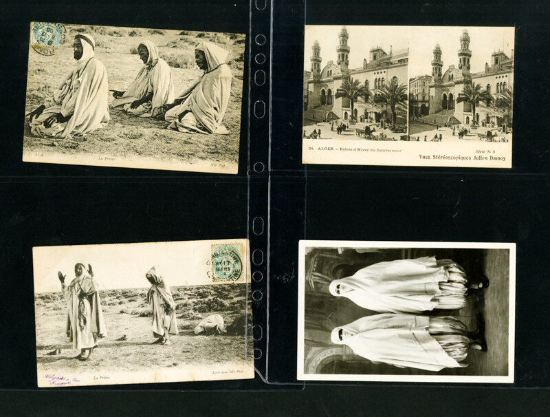 Algeria Cards 25x Picture post cards Early Arab Photos & Stamps
