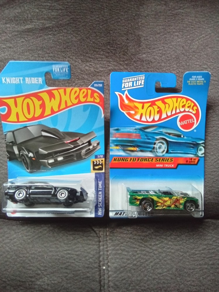 2022 Hot Wheels Knight Rider K.I.T.T. and Kung Fu Force 5-Pack