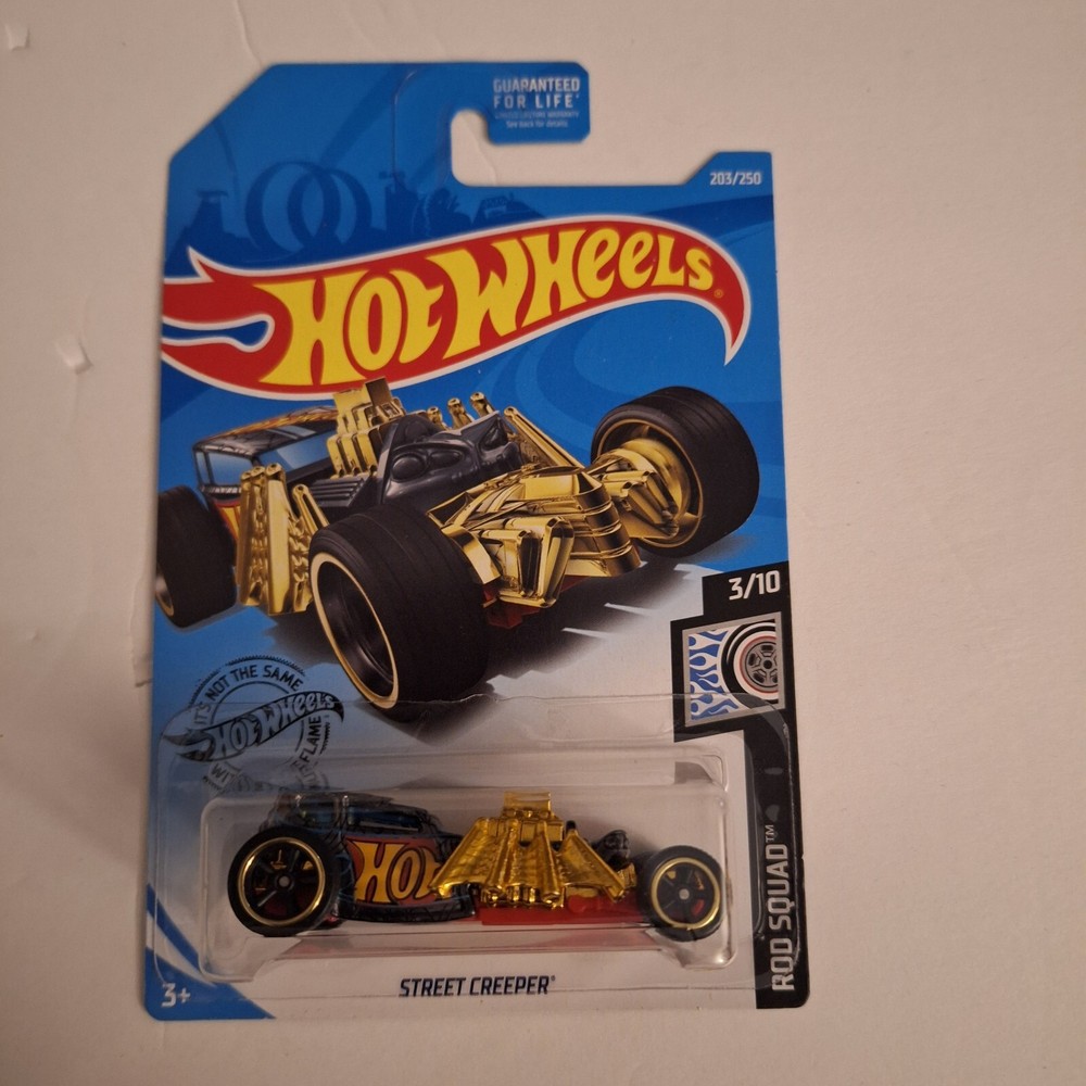 Hot Wheels 2019 Rod Squad - Street Creeper Die-Cast Model (FYG06) Super Treasure