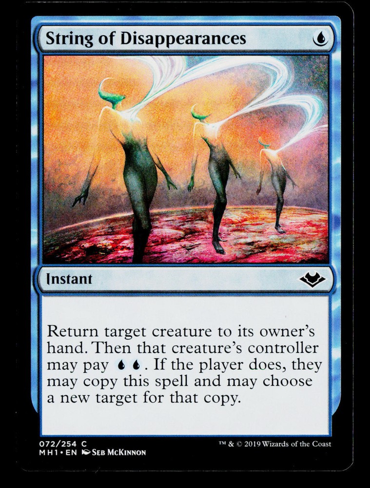 Mysterious Disappearances MTG Blue Card #72 Modern Horizons Store Coupon Eligible-image