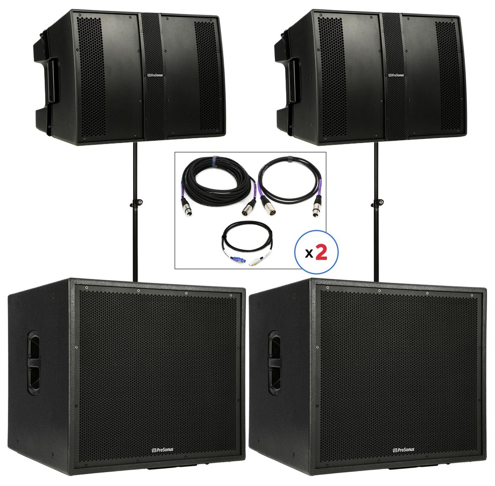 PreSonus CDL10P Constant Directivity Loudspeaker Dual PA System