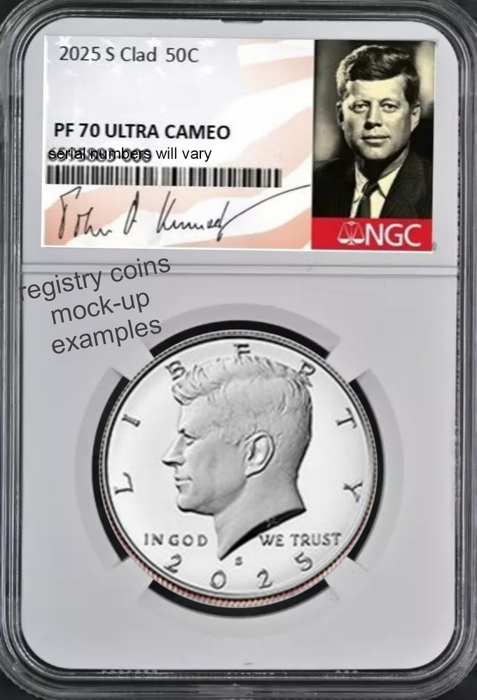Presale 2025 S Kennedy Half Dollar 50C NGC PF70 Ultra Cameo #315-image