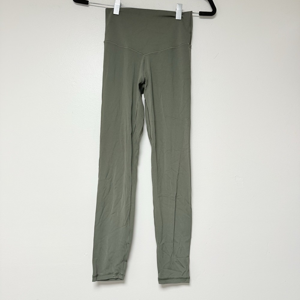 Aerie Offline Real Me High Rise 7/8 Legging in Olive Green Size S