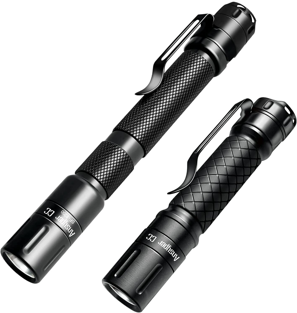 Compact Mini LED Flashlight with 3 Modes High Lumens Tactical Pen Light