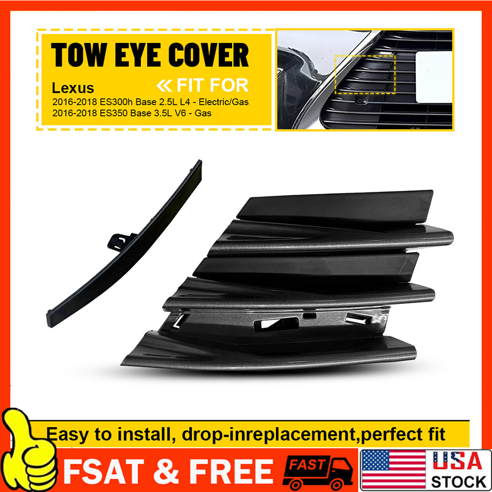 For 2016-18 Lexus ES350 ES300 Front Right Bumper Tow Hook Eye Cover 52128-33210