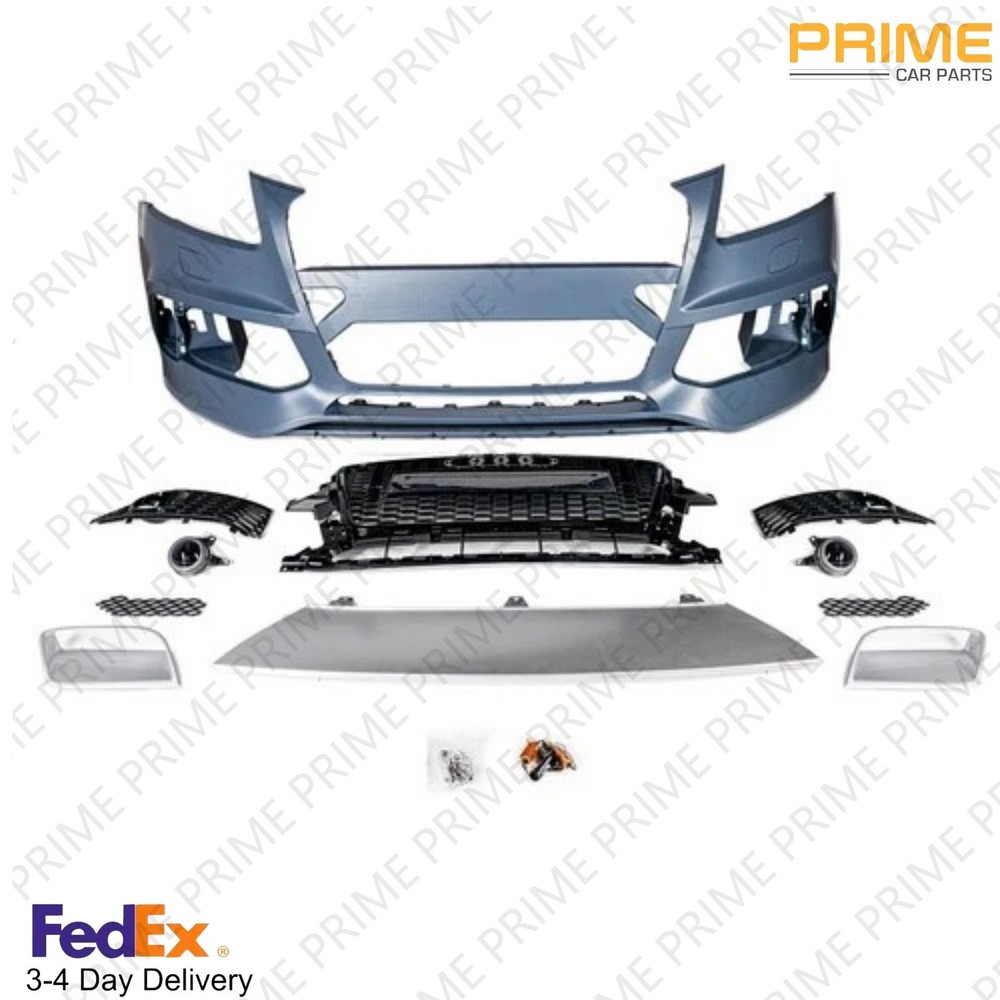 Fit For 2013-2015 Audi Q5/SQ5 Upgrade to RSQ5 Style Complete Bumper Cover