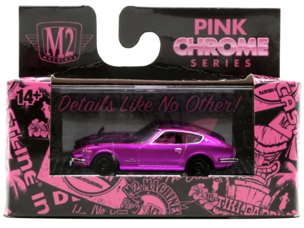 M2 MACHINES 1970 NISSAN FAIRLADY Z432 PINK CHROME SERIES