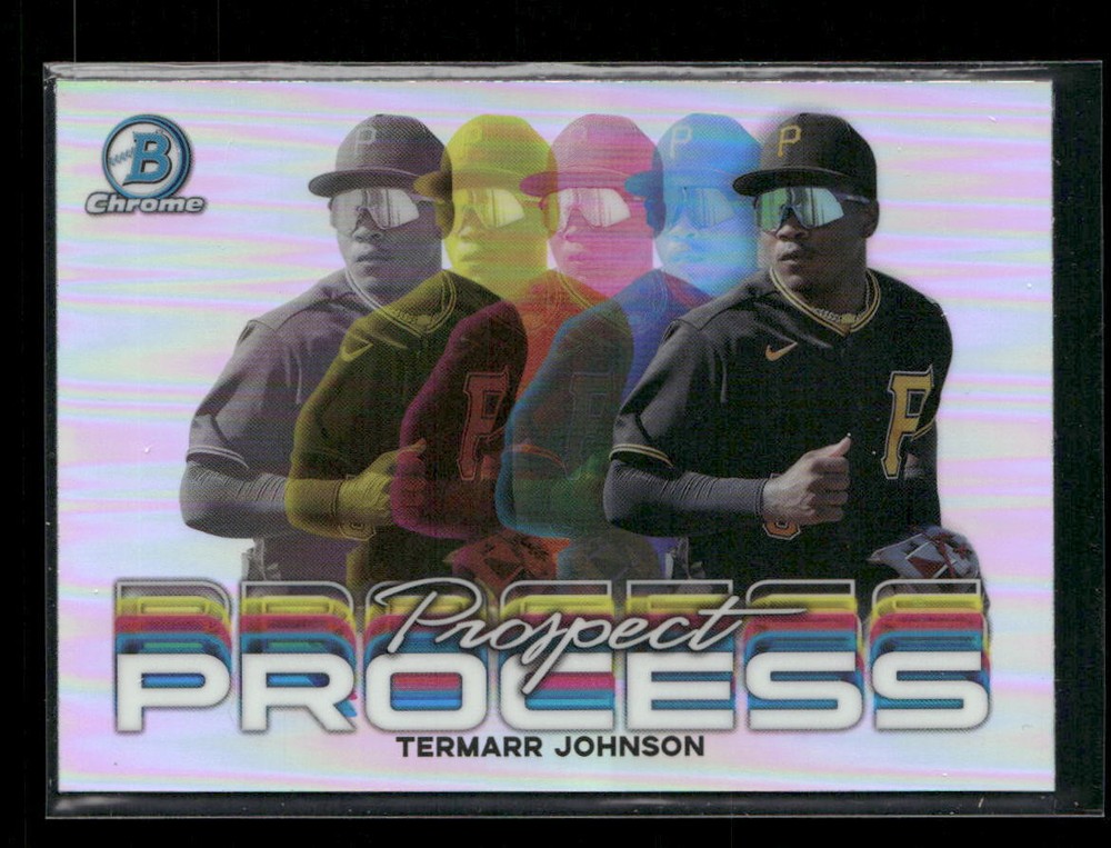 2023 Bowman Chrome #PRP-8 Termarr Johnson Prospect Process Pirates