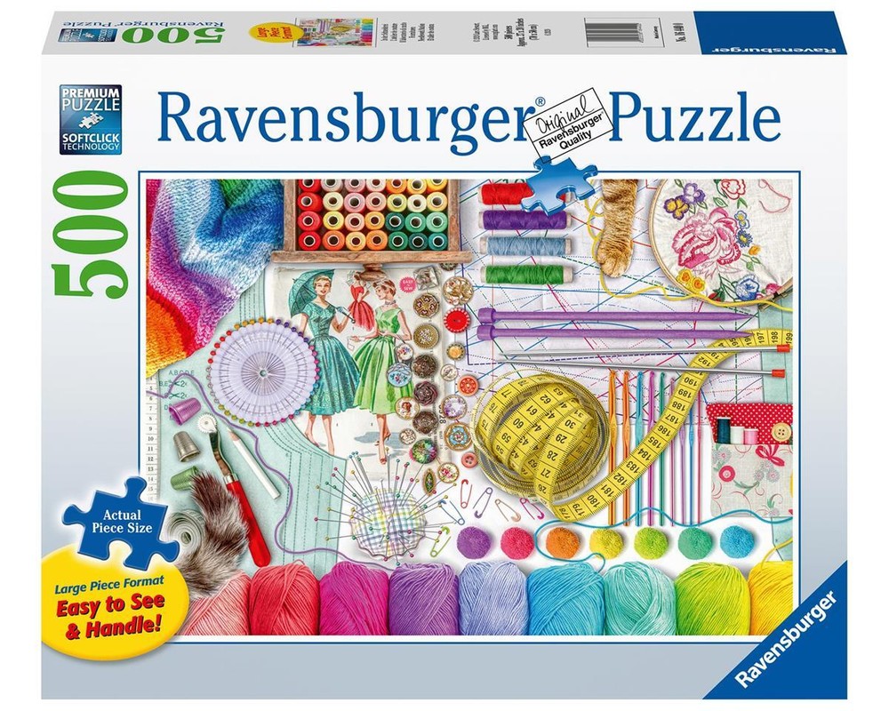 Ravensburger Needlework Station Jigsaw Puzzle (500pcs) [RVB16440]