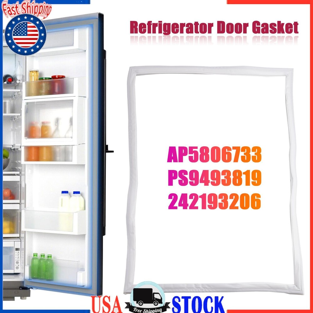 Refrigerator Door Gasket for Frigidaire Kenmore AP5806733 PS9493819 242193206