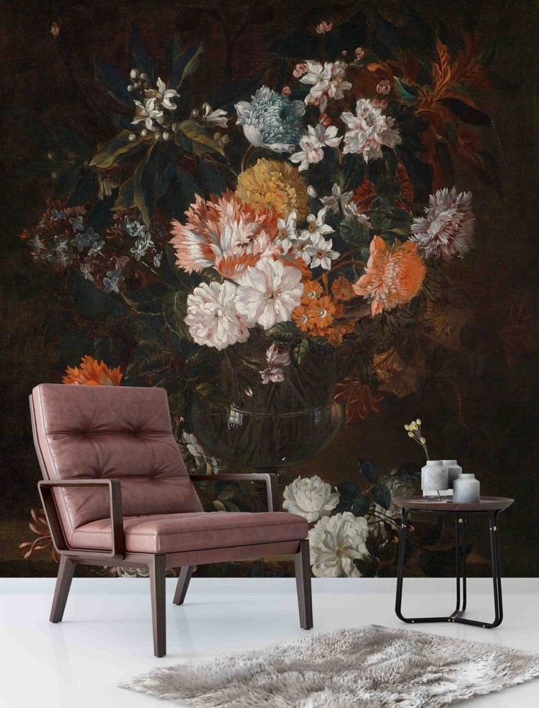 3D Flowers Still Life Oil Painting Wall Murals Wallpaper Murals Wall Sticker 5