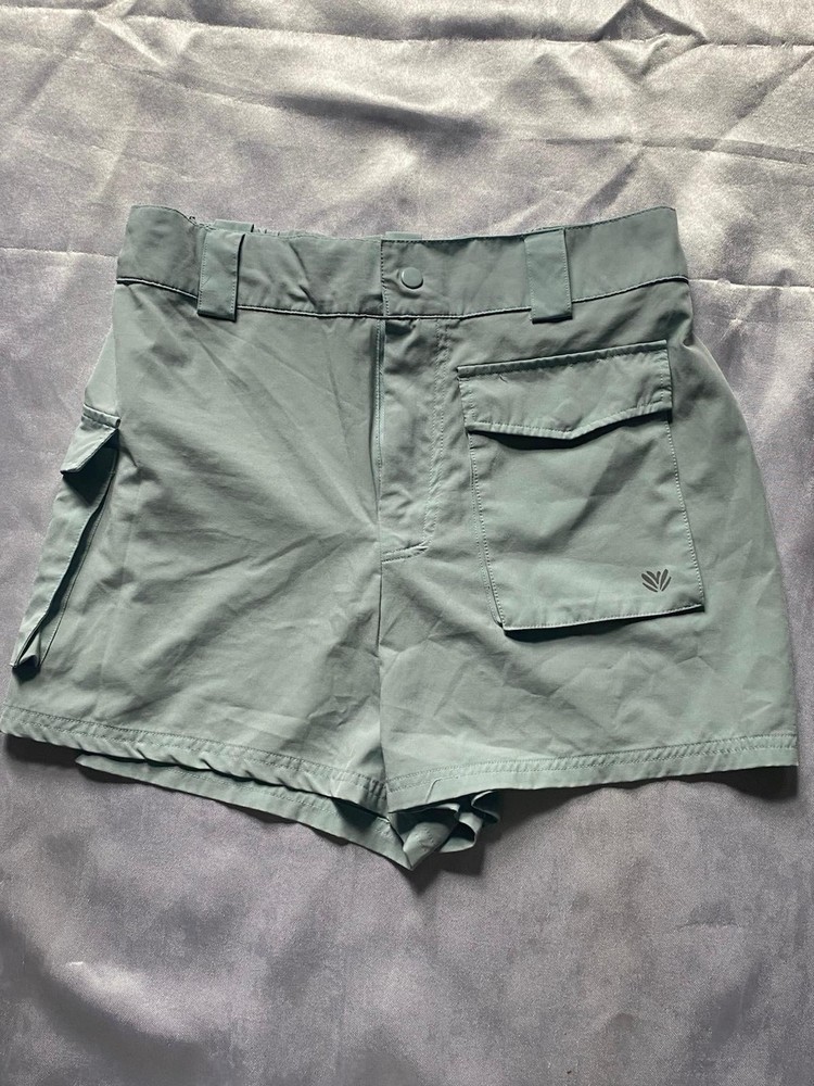 Forever 21 Cargo Shorts Light Green Size M Polyester Women's Casual