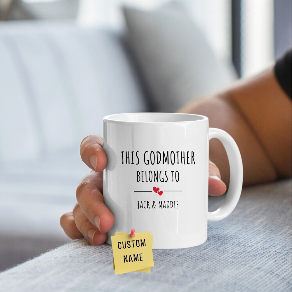Personalised Godmother Muggodmum Birthday Cup This Godmother Belongs To Mug Cust