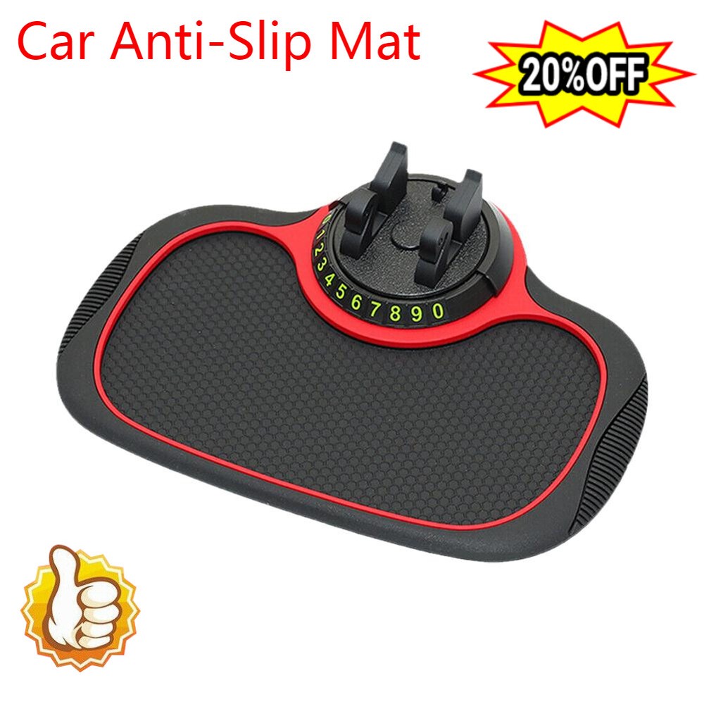 Car Anti Slip Mat Sticky Pad Phone Holder Dashboard Mount Stand Parki